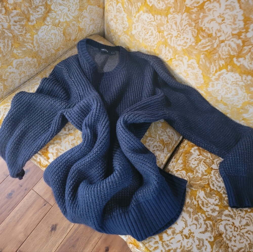 Nautica Dark Blue Knit Pullover